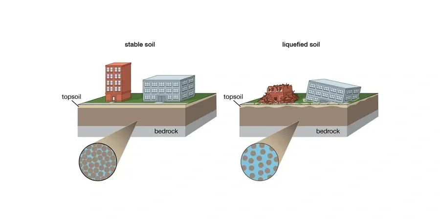 Illustrative image of Soil liquefaction analysis in Blackburn