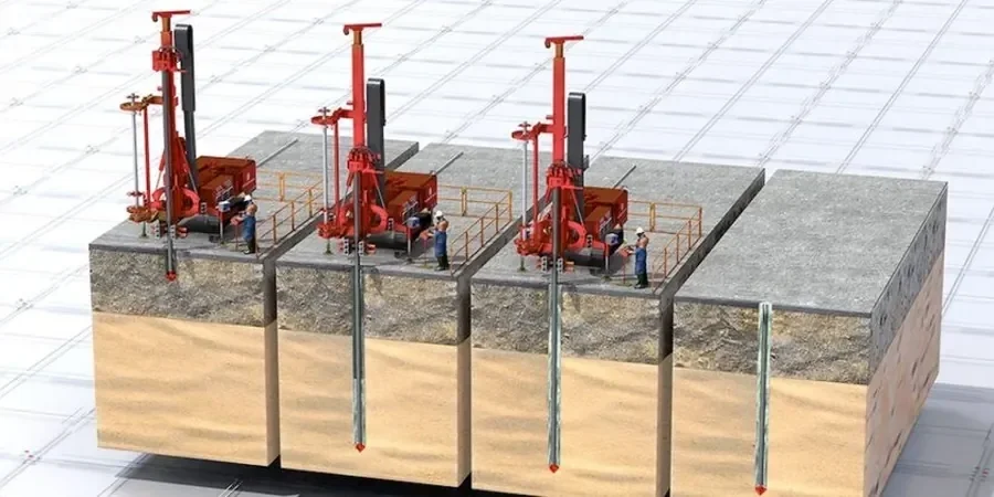 Illustrative image of Micropile design in Blackburn