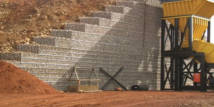 Illustrative image of MSE (Mechanically Stabilized Earth) wall design in Blackburn